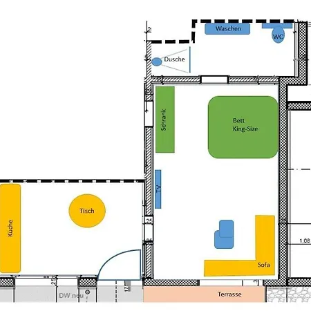 Apartment Kleine Auszeit - 2-zimmer *